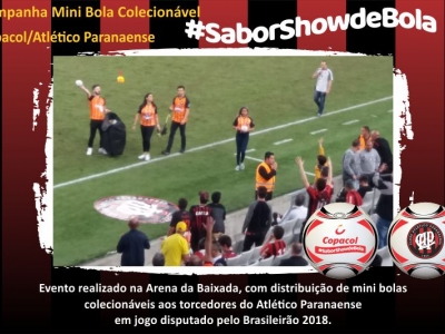 Campanha #saborshowdebola Copacol/Atlético - PR